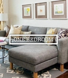 Floor plan for 1 bed, 1 bath, 650 sqft
